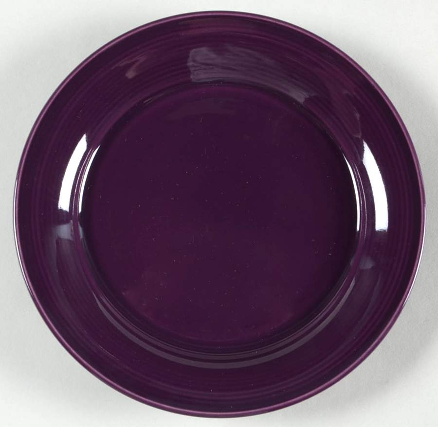 Solid Color Plum Bread & Butter Plate by Nancy Calhoun-1