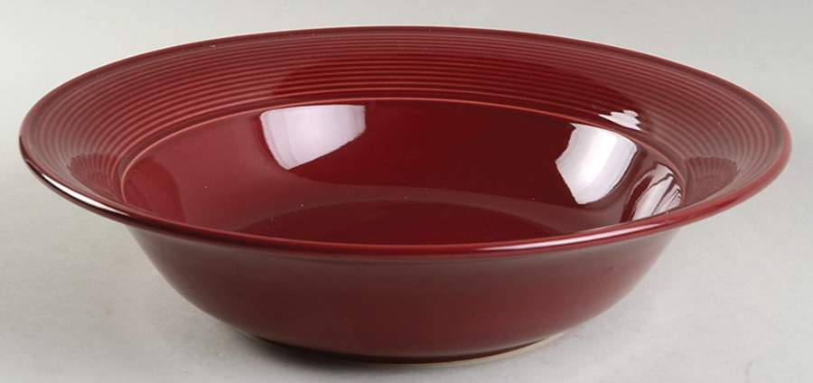 Solid Color Raspberry 11" Large Salad Serving Bowl by Nancy Calhoun-1