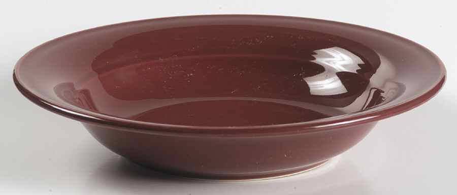 Solid Color Raspberry Rim Soup Bowl by Nancy Calhoun-1