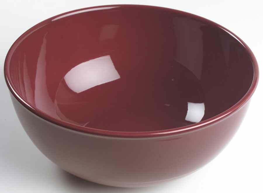 Solid Color Raspberry 8" Salad Serving Bowl by Nancy Calhoun-1