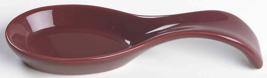 Solid Color Raspberry Spoon Rest/Holder (Holds 1 Spoon) by Nancy Calhoun-1
