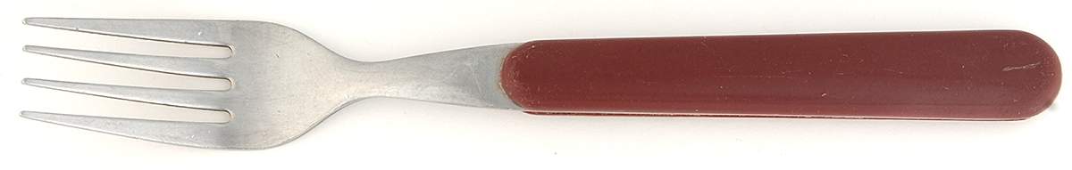Solid Color Raspberry Dinner Fork (7 1/2" or Larger) by Nancy Calhoun-1