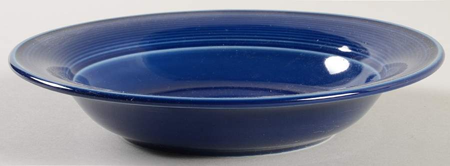 Solid Color Sapphire Rim Soup Bowl by Nancy Calhoun-1