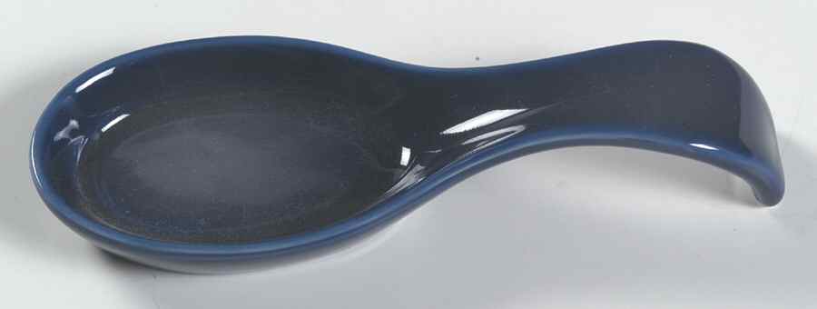 Solid Color Sapphire Spoon Rest/Holder (Holds 1 Spoon) by Nancy Calhoun-1