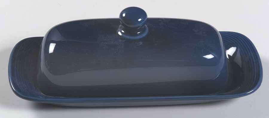 Solid Color Sapphire 1/4 Lb Covered Butter by Nancy Calhoun-1