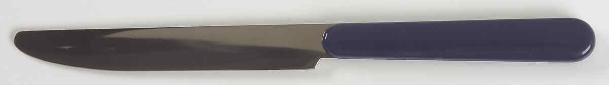 Solid Color Sapphire Small Dinner Knife by Nancy Calhoun-1
