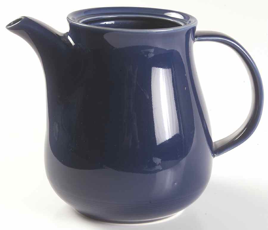 Solid Color Sapphire Coffee Pot No Lid by Nancy Calhoun-1