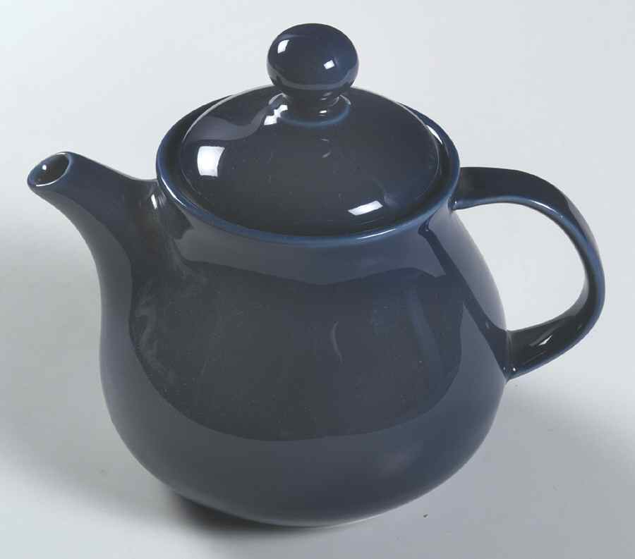 Solid Color Sapphire Teapot & Lid by Nancy Calhoun-1