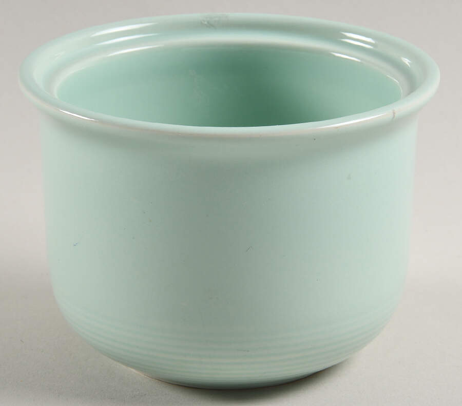 Solid Color Seafoam Green Sugar Bowl No Lid by Nancy Calhoun-1
