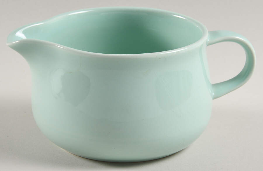 Solid Color Seafoam Green Gravy Boat by Nancy Calhoun-1