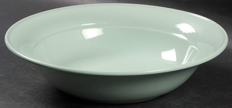 Solid Color Seafoam Green 9" Round Vegetable Bowl by Nancy Calhoun-1