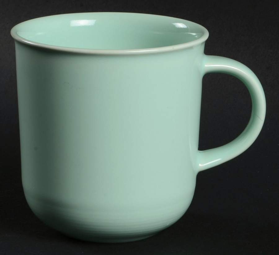 Solid Color Seafoam Green Mug by Nancy Calhoun-1