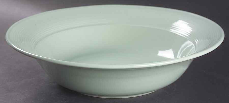 Solid Color Seafoam Green 11" Large Salad Serving Bowl by Nancy Calhoun-1