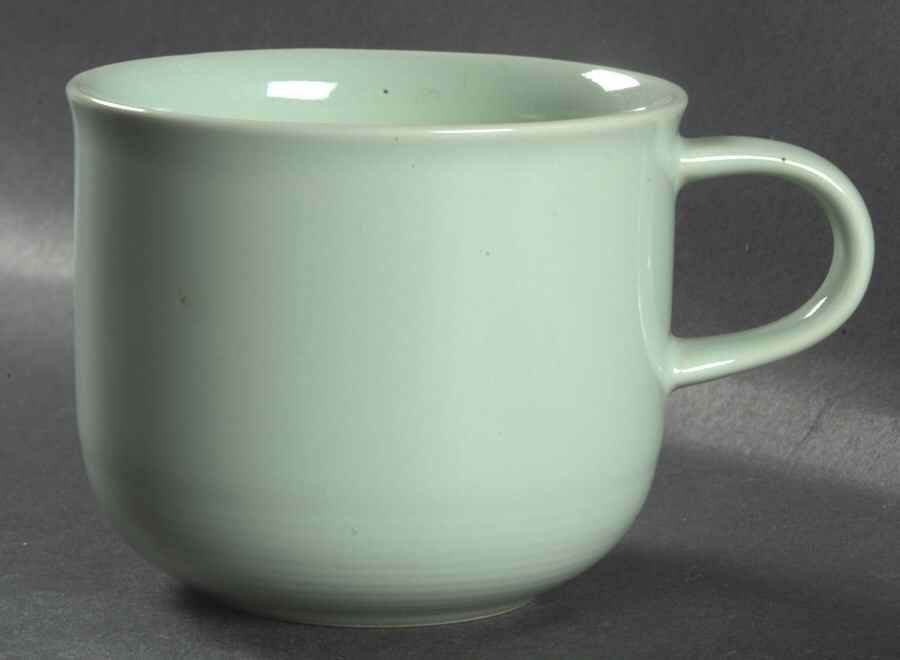 Solid Color Seafoam Green Flat Cup by Nancy Calhoun-1