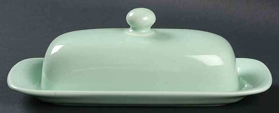 Solid Color Seafoam Green 1/4 Lb Covered Butter by Nancy Calhoun-1