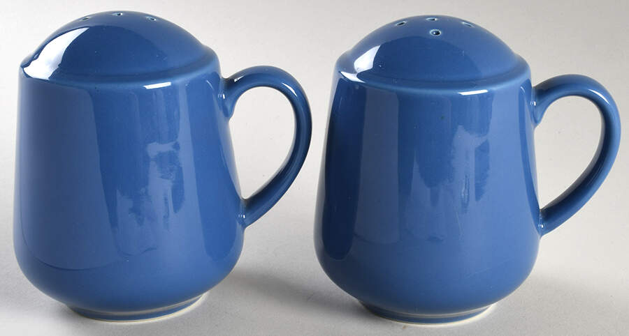 Solid Color Sky Blue Stove Top Salt & Pepper Set by Nancy Calhoun-1