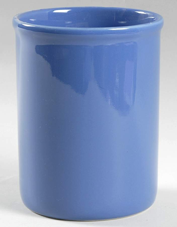 Solid Color Sky Blue Utensil Holder by Nancy Calhoun-1