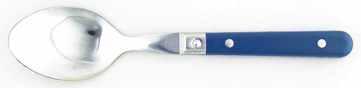 Solid Color Sky Blue Place/Oval Soup Spoon by Nancy Calhoun-1