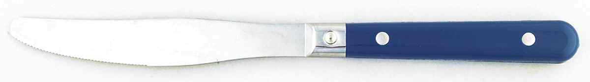 Solid Color Sky Blue Small Dinner Knife by Nancy Calhoun-1