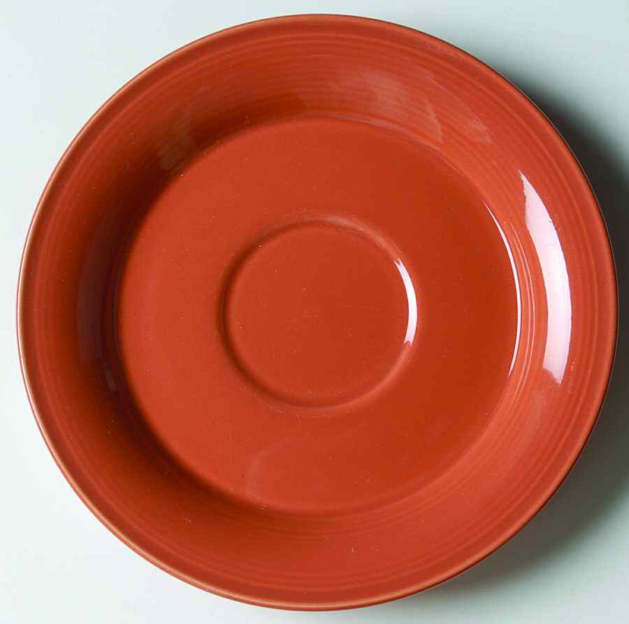 Solid Color Terra Cotta Saucer by Nancy Calhoun-1