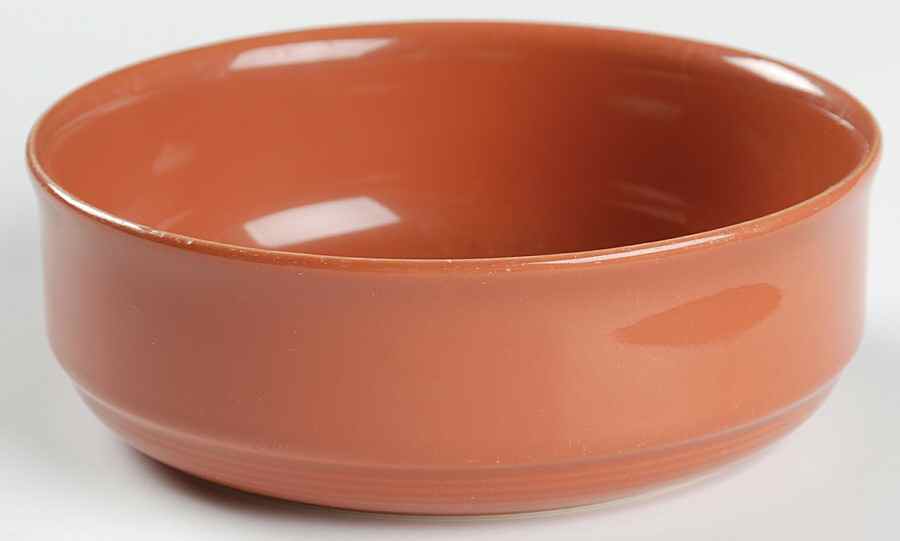 Solid Color Terra Cotta Coupe Cereal Bowl by Nancy Calhoun-1