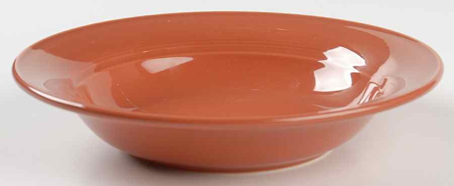 Solid Color Terra Cotta Rim Soup Bowl by Nancy Calhoun-1