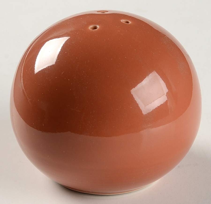 Solid Color Terra Cotta Pepper Shaker by Nancy Calhoun-1