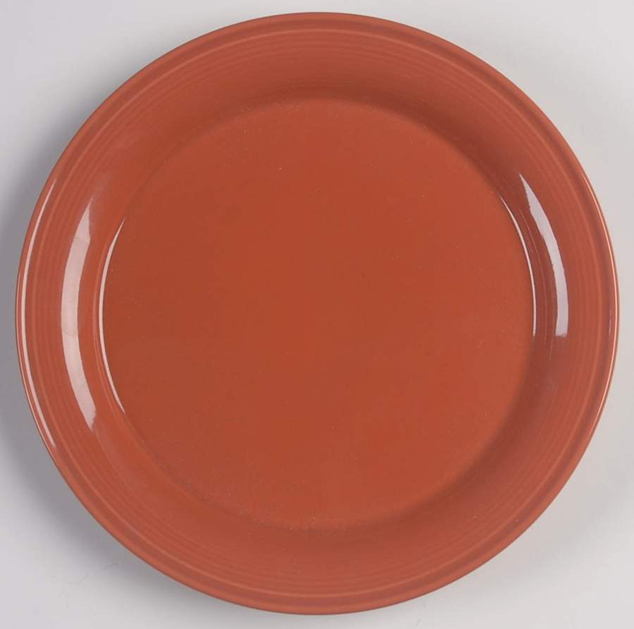 Solid Color Terra Cotta Salad Plate by Nancy Calhoun-1