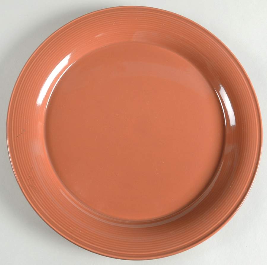 Solid Color Terra Cotta 12" Chop Plate (Round Platter) by Nancy Calhoun-1