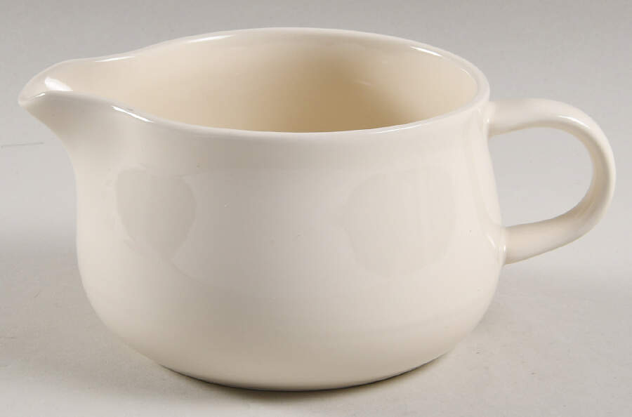 Solid Color Vanilla Gravy Boat by Nancy Calhoun-1