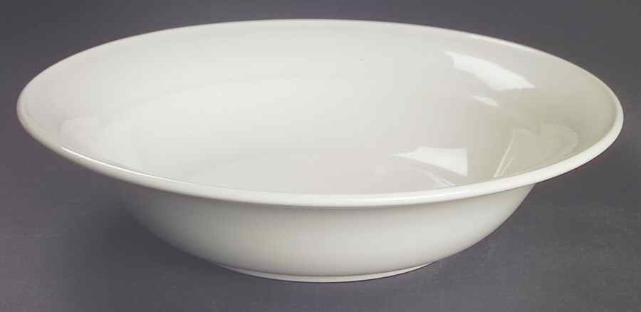 Solid Color Vanilla 9" Round Vegetable Bowl by Nancy Calhoun-1