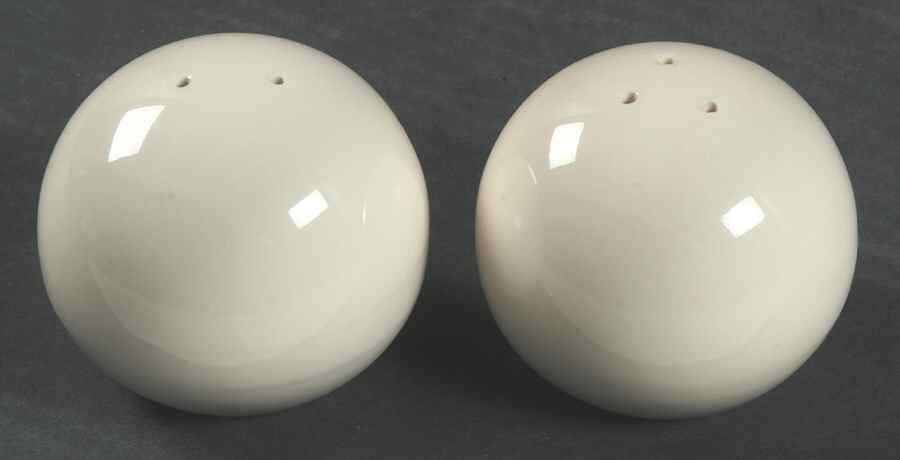 Solid Color Vanilla Salt & Pepper Set by Nancy Calhoun-1