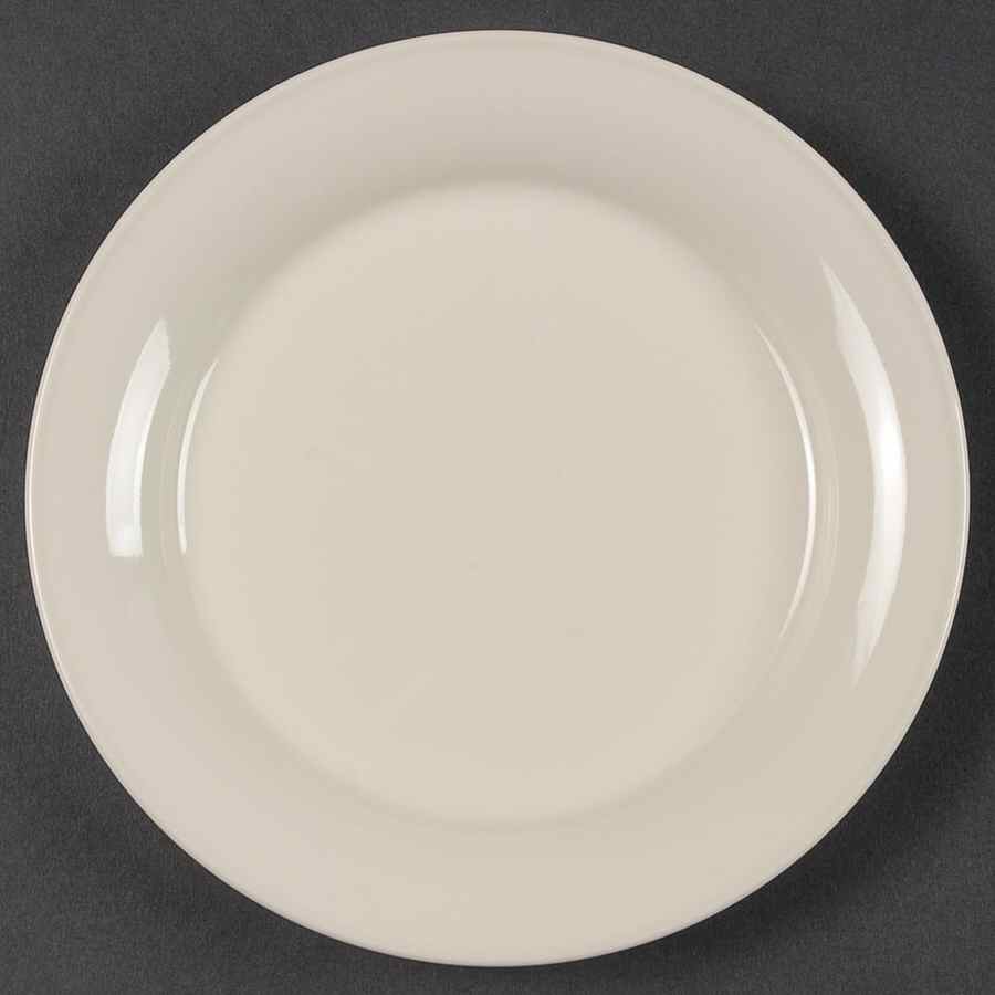 Solid Color Vanilla Bread & Butter Plate by Nancy Calhoun-1