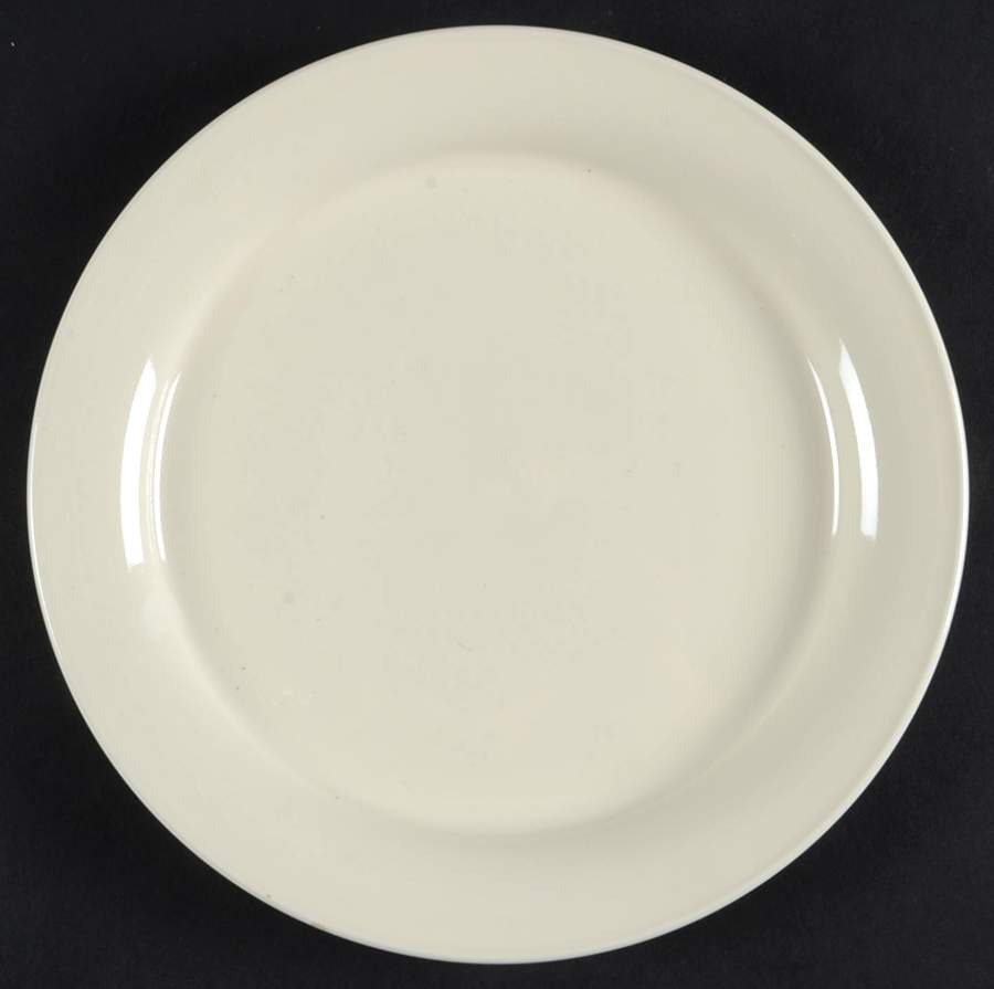 Solid Color Vanilla Salad Plate by Nancy Calhoun-1