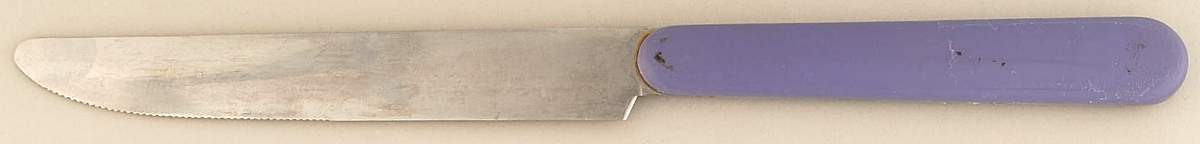 Solid Color Violet Small Dinner Knife by Nancy Calhoun-1