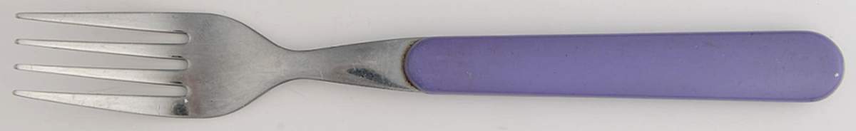 Solid Color Violet Dinner Fork (7 1/2" or Larger) by Nancy Calhoun-1
