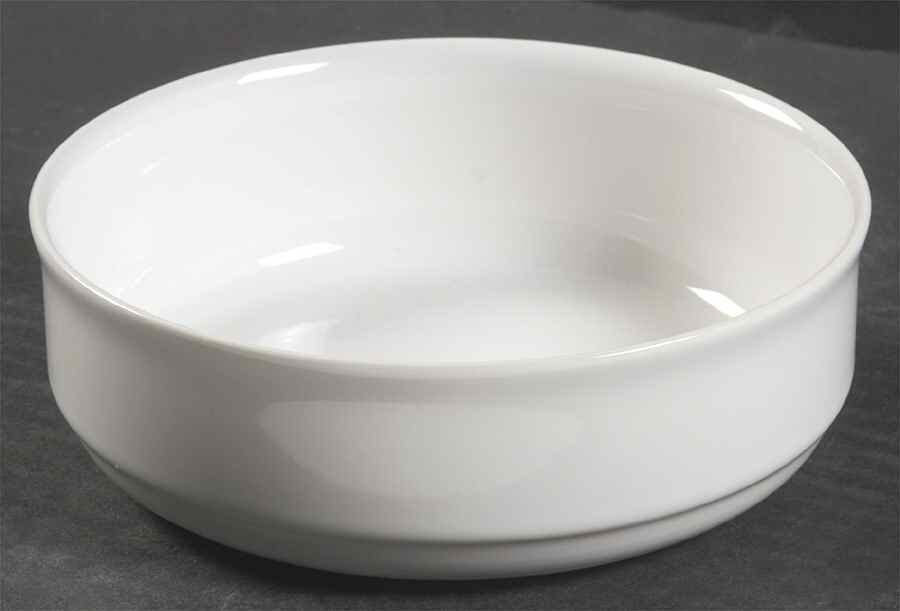 Solid Color White Coupe Cereal Bowl by Nancy Calhoun-1