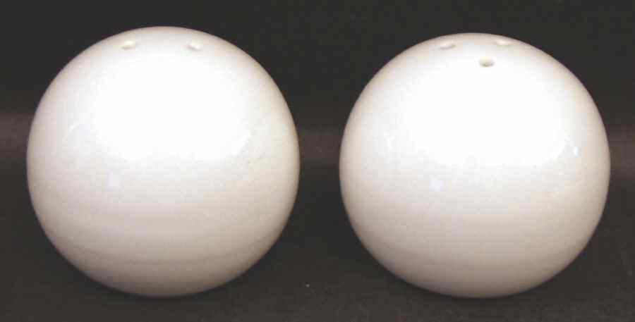 Solid Color White Salt & Pepper Set by Nancy Calhoun-1