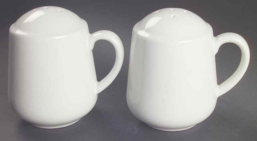 Solid Color White Stove Top Salt & Pepper Set by Nancy Calhoun-1