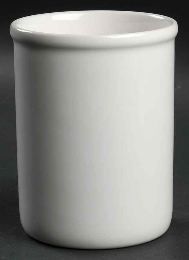 Solid Color White Utensil Holder by Nancy Calhoun-1