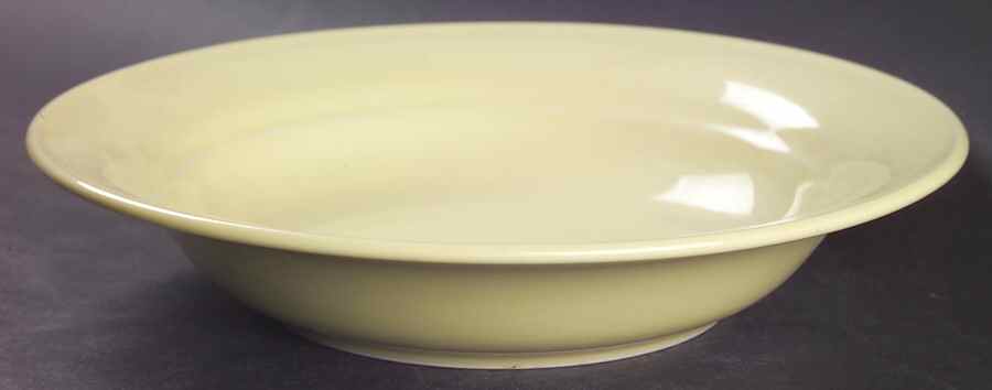 Solid Color Yellow Rim Soup Bowl by Nancy Calhoun-1