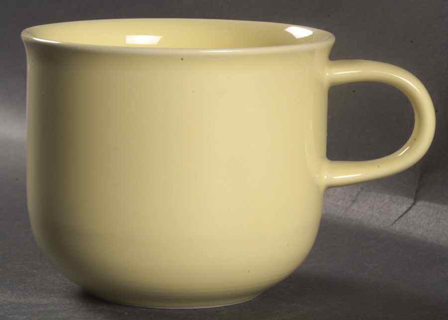 Solid Color Yellow Flat Cup by Nancy Calhoun-1