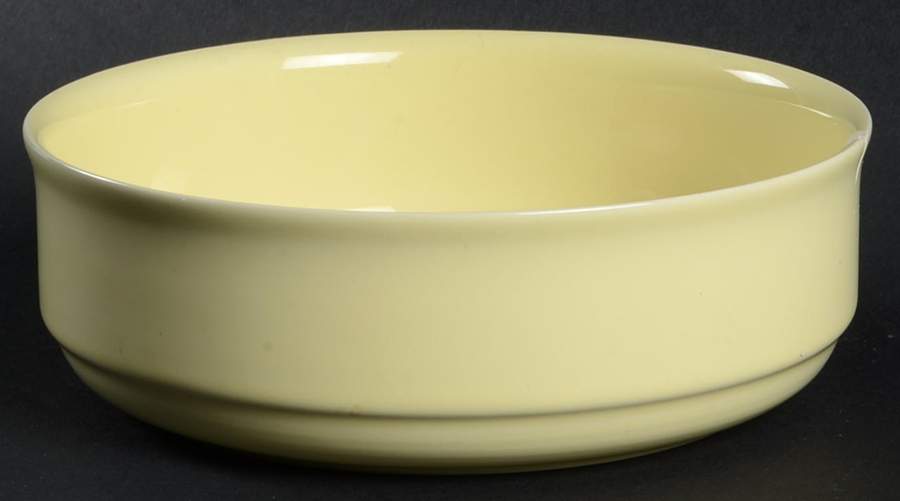 Solid Color Yellow Coupe Cereal Bowl by Nancy Calhoun-1