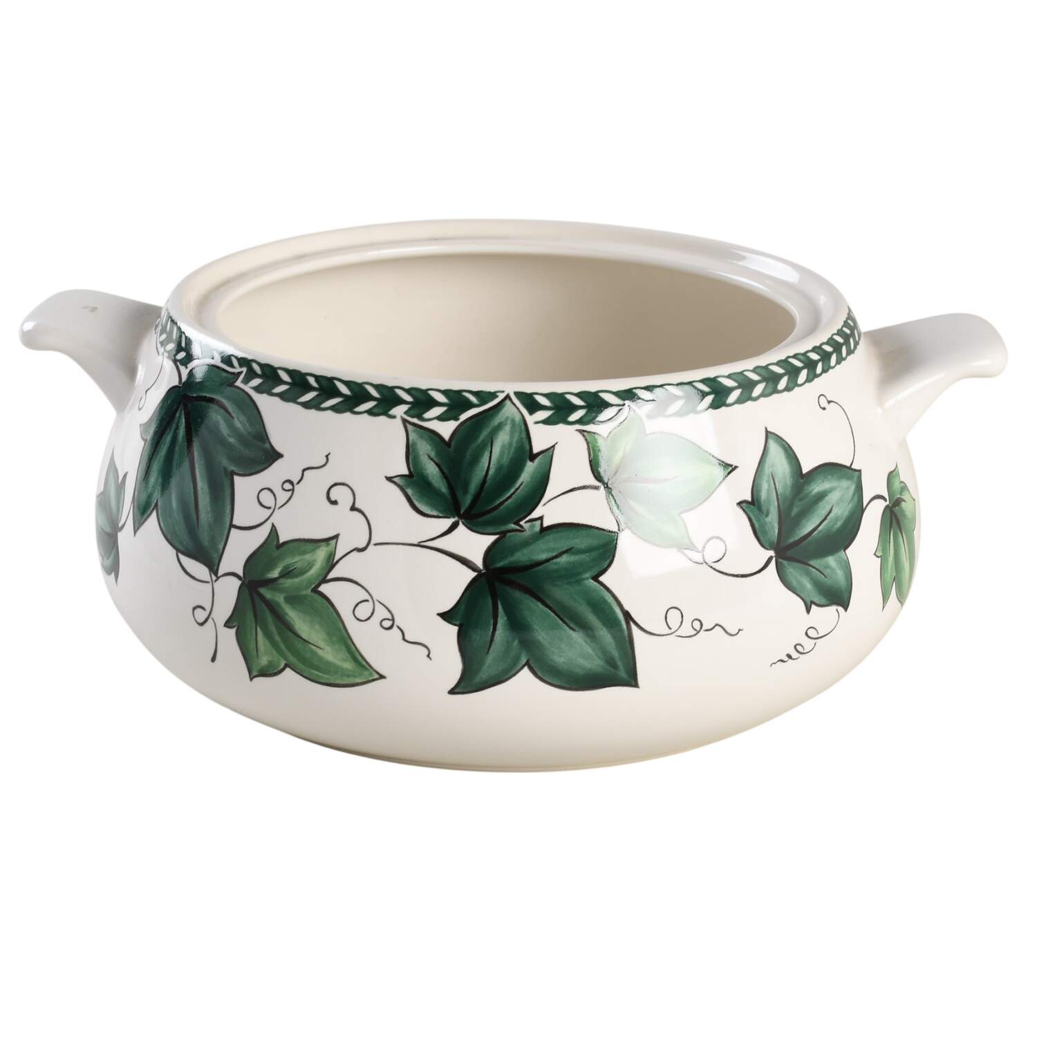 Vista Verde 2 Qt Round Covered Casserole No Lid by Nancy Calhoun-1