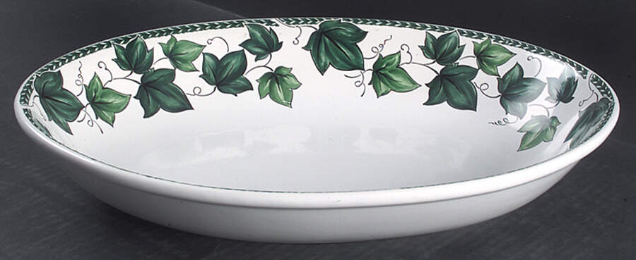 Vista Verde 14" Oval Vegetable Bowl by Nancy Calhoun-1