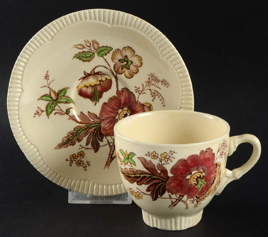 7380 Flat Cup & Saucer Set by Newport-1