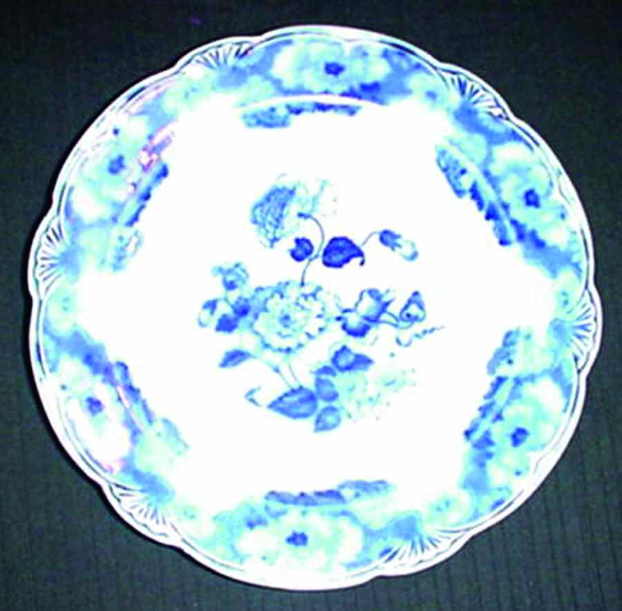 Cambridge (Flow Blue) Salad Plate by New Wharf-1