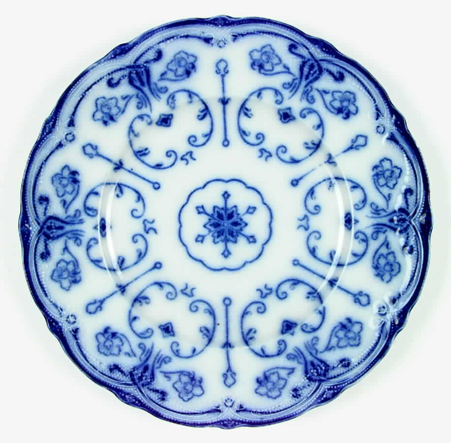 Conway (Flow Blue) Dinner Plate by New Wharf-1