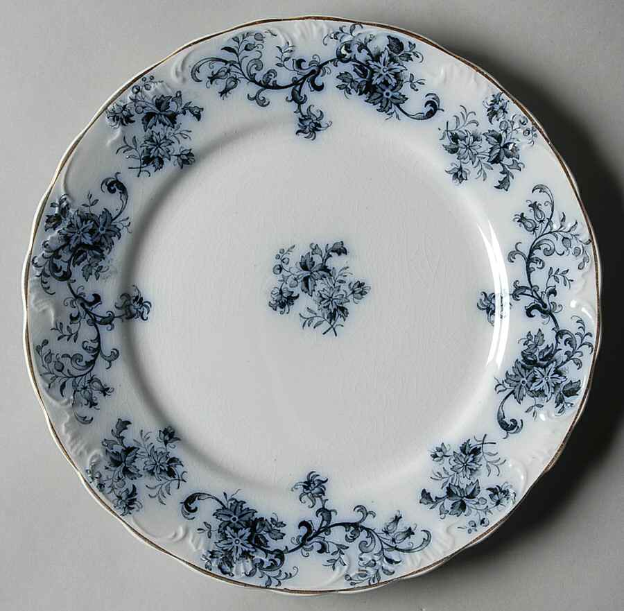 Dunbarton (Flow Blue) Salad Plate by New Wharf-1