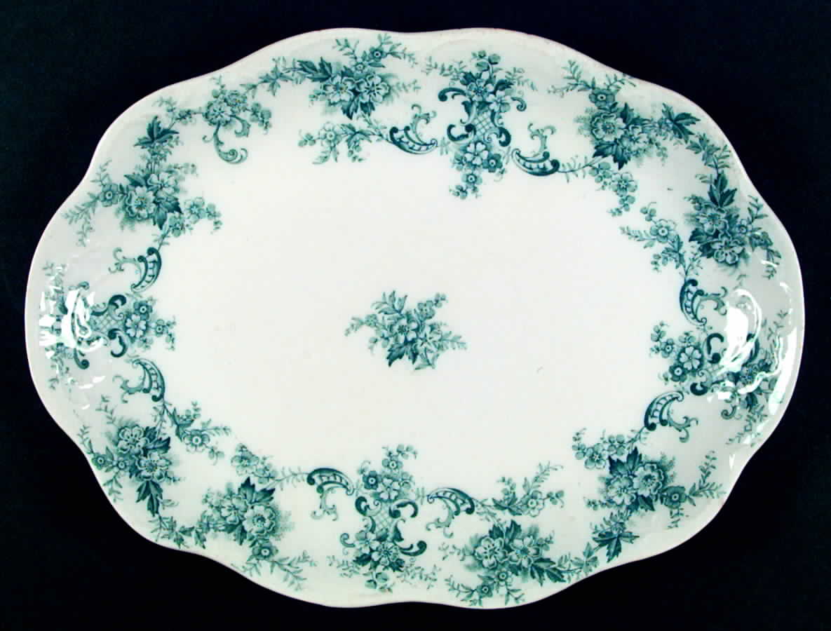 Elsie 14" Oval Serving Platter by New Wharf-1